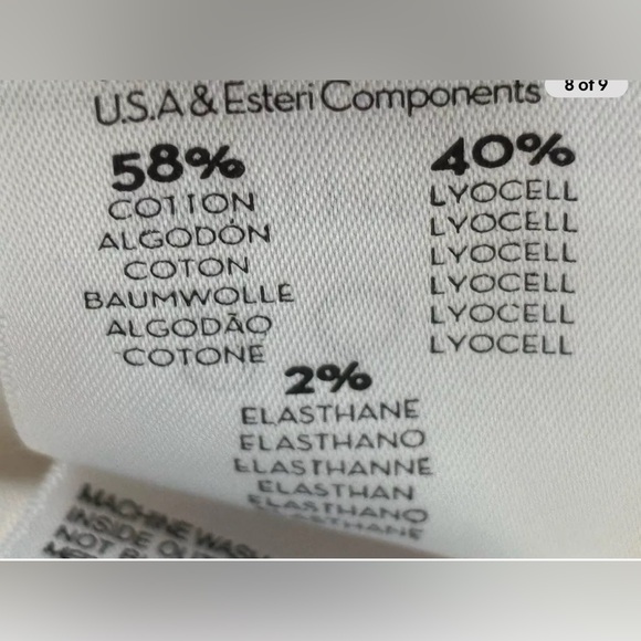 Mother The Insider Crop Step Fray Raw Hem Toasted Ivory So Far Gone Women’s 26 - Picture 7 of 10